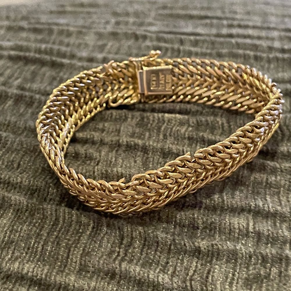 14K Italian Gold Bracelet